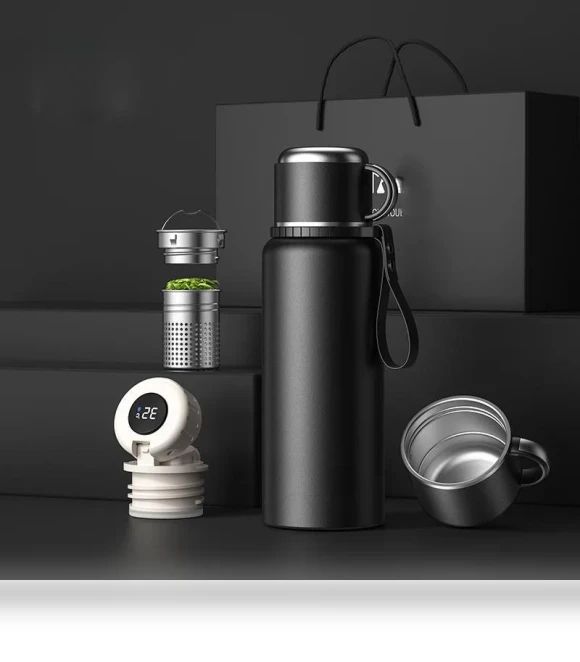 Portable Vacuum Thermos with Tea-Water Separation — Beverage Warmers, DHDH