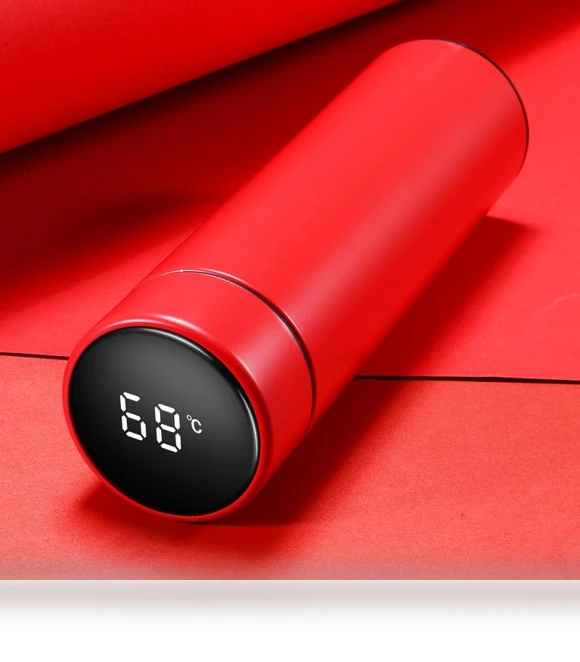 Smart Thermos Cup with Temperature Display — Beverage Warmers, VividTrove