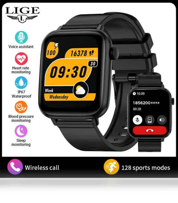 Smart Watch with Touch Screen — Smartwatches, LIGE