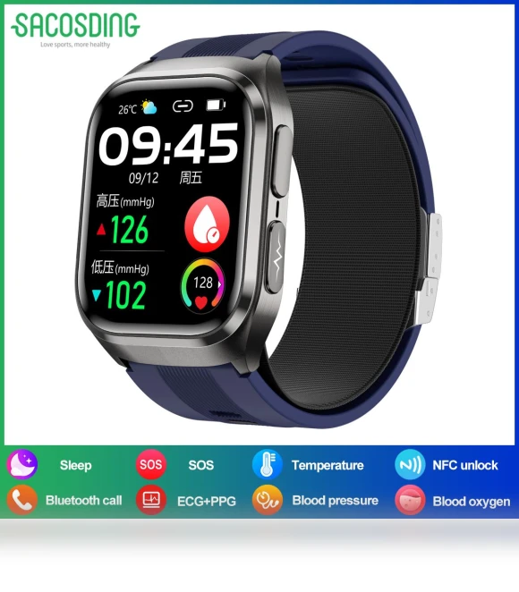 Smartwatch with Health Monitoring — Smartwatches, SACOSDING
