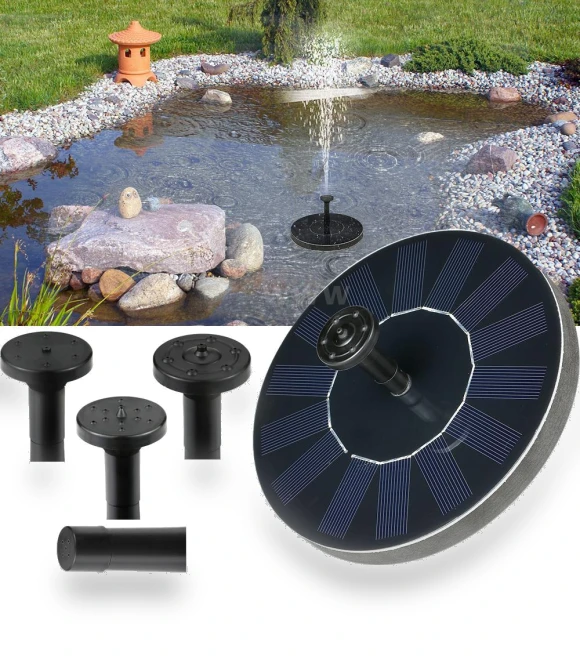 Solar Powered Floating Fountain Pump for Bird Bath — Fountain Accessories, LIAESMART Home