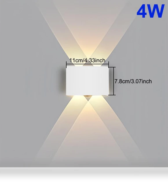 Waterproof LED Wall Light — Garden Illumination, AI Supermarket