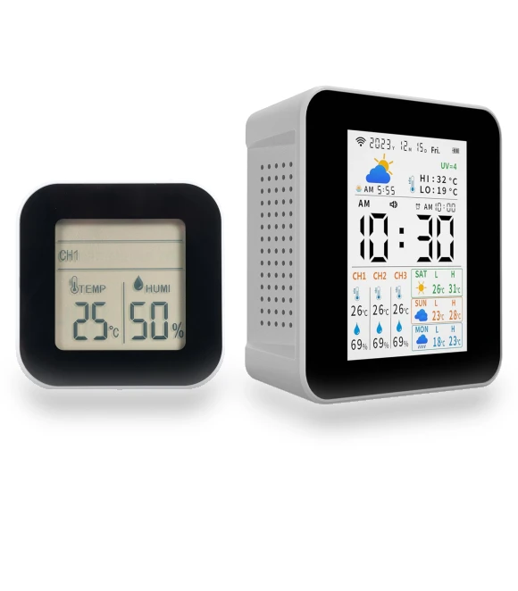 Wireless Weather Station with Temperature and Humidity Sensors — Home Climate Control, TOMTOP JMS
