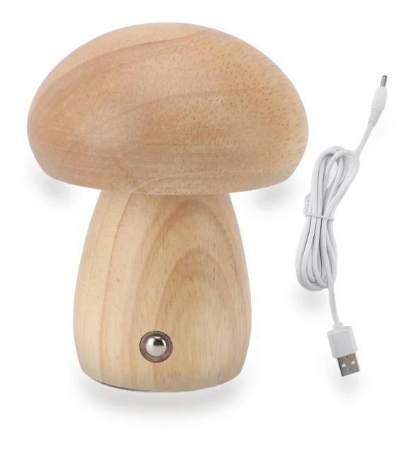 Wooden Mushroom Night Light — Night Lights, CosyHome