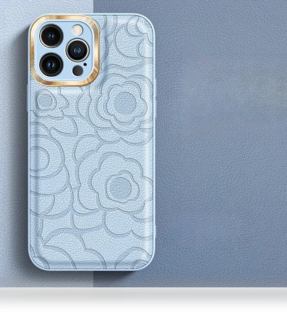 Camellia Pattern Mobile Phone Case with Ring — Mobile Devices & Accessories, BC Electrical Appliances