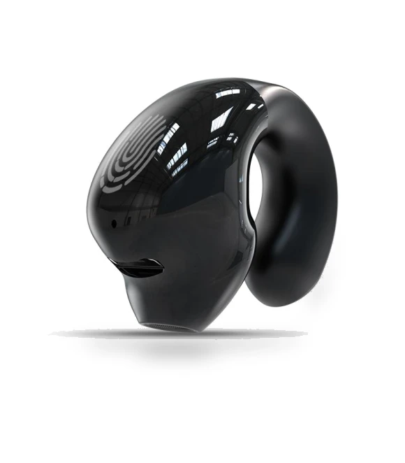 Clip-on Earbuds with Touch Control and Microphone — In-Ear Headphones, VITA Dogdog Smartwear