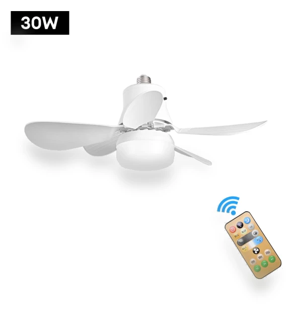 LED Ceiling Fan with Remote Control — Ceiling Fans, Household supplies MH