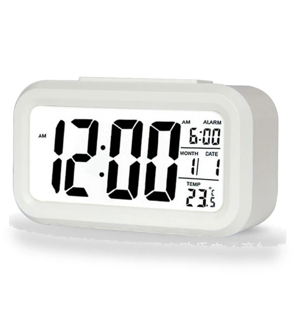 Silent Smart Alarm Clock — Alarms & Clocks, Factory Discount Outlet