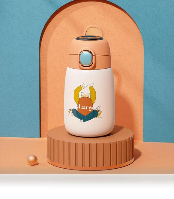 Smart Kids Thermos with Cartoon Jumping Cup — Thermoses, Binchi Outdoor Equipment