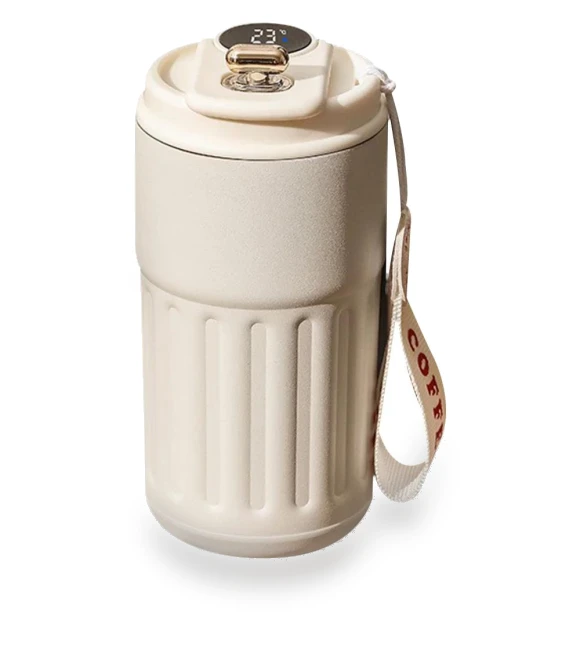 Smart Thermos with LED Temperature Display — Beverage Warmers, JR-Studio
