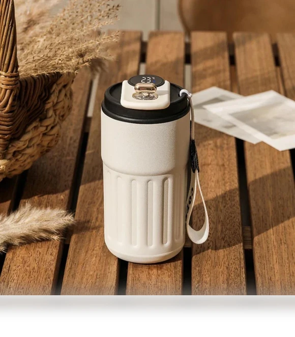 Smart Thermos with Temperature Display — Beverage Warmers, WIKHOSTAR