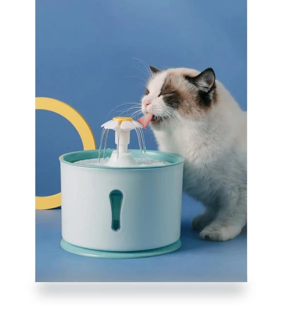 Smart Water Dispenser with Automatic Circulation Filtration and Drinking Bowl — Pet Hydration Solutions, Smart Pet Supplies