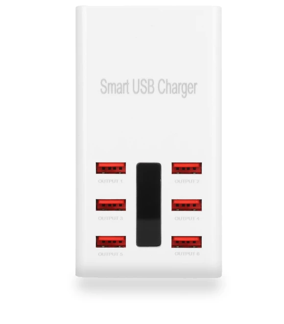6-Port USB Smart Distribution Fast Charger — Charging Solutions, DIYelecs