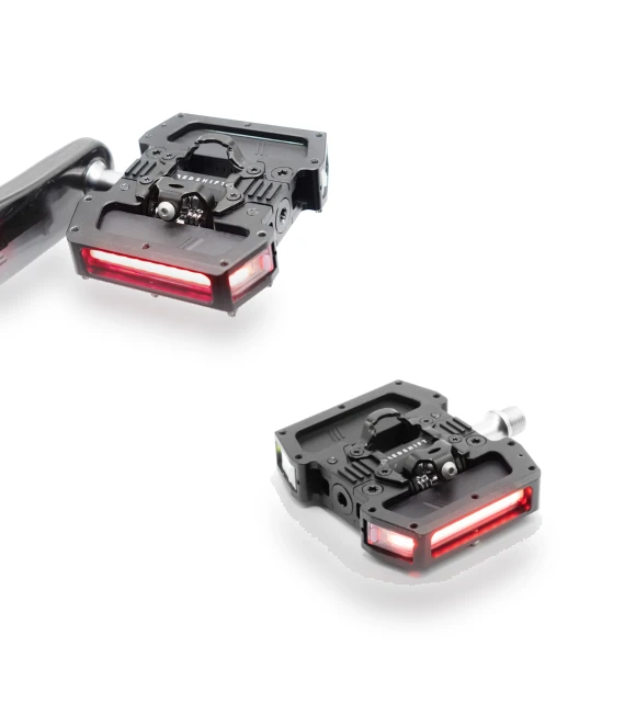 Clipless Bike Pedals with Smart LED — Pedals, MoRub-Japan