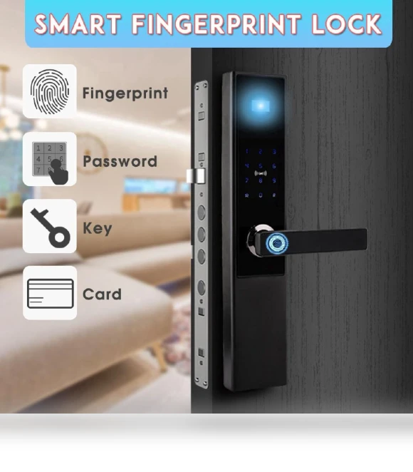 Electronic Door Lock with Fingerprint — Locks, Pro DIY Tool