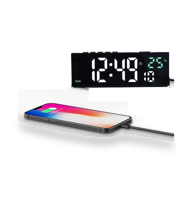 Electronic LED Alarm Clock — Clocks, Yoling