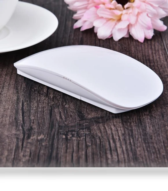 Ergonomic USB Wireless Thin Mouse with Touch Wheel — Computer Mice, SH Tech