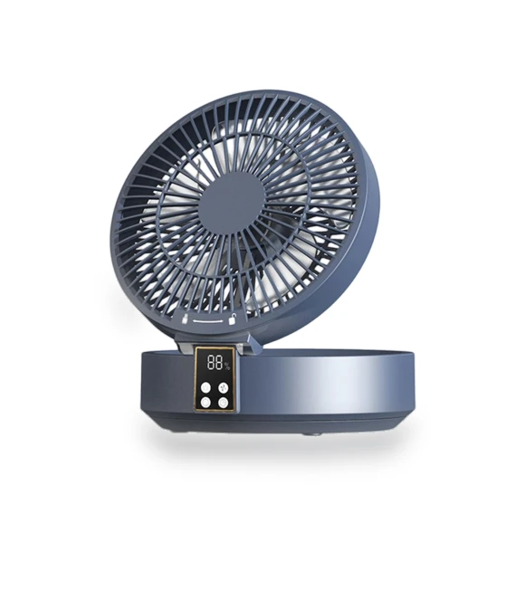 Folding Wall Fan with Night Light — Ceiling Fans, Burger