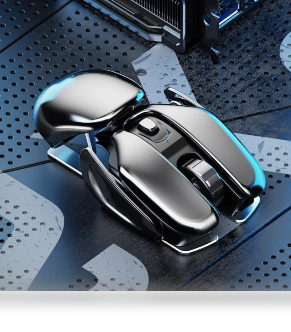 Metal 2.4G Rechargeable Wireless Silent Mouse — Mouse Pads
