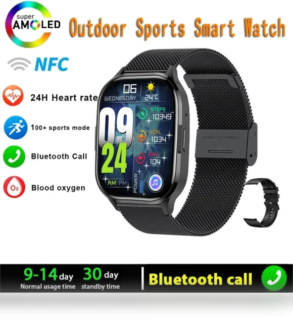 Smart Watch with AMOLED Display — Smartwatches, CoCo Xili