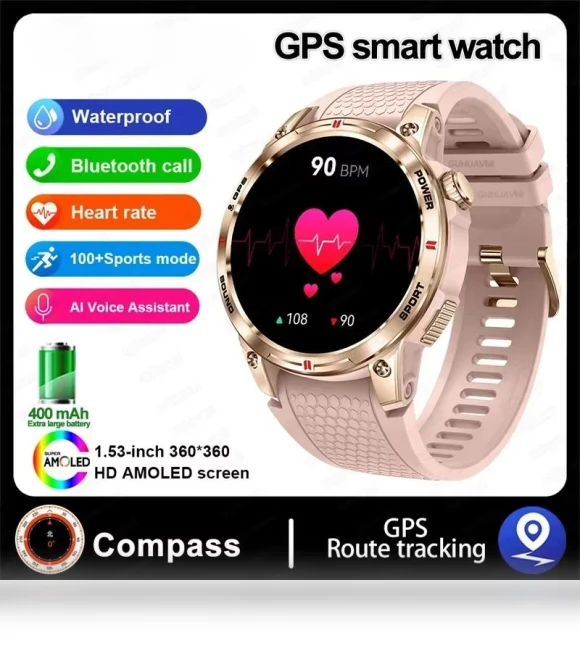 Smart Watch with GPS for Women — Smartwatches, ElectronicsHome
