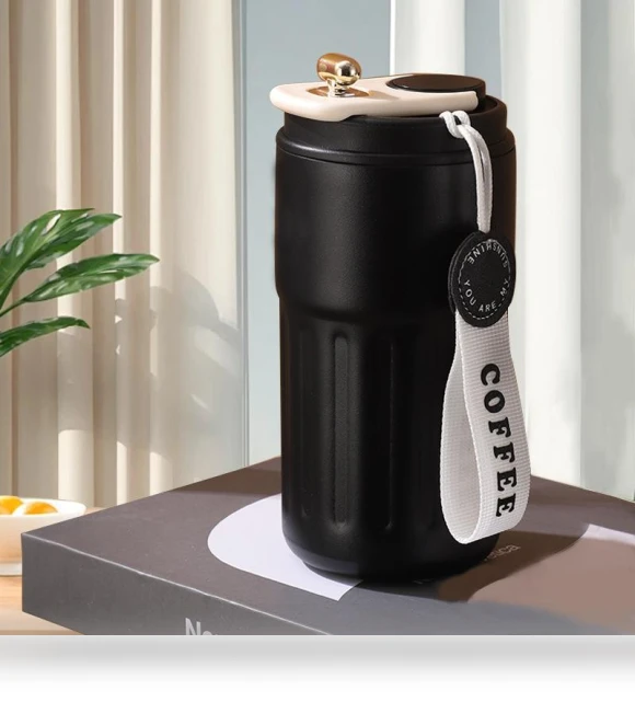 Stainless Steel 316 Temperature Display Thermo Mug — Beverage Warmers, Modern Home Improvement