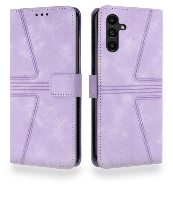 Triangle Imprinted Anti-Scratch Phone Wallet Cover — Basic Cases, Smartwatch 2025