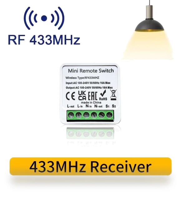Wireless Remote Control Light Switch — Remote Triggers, SaiMili Light
