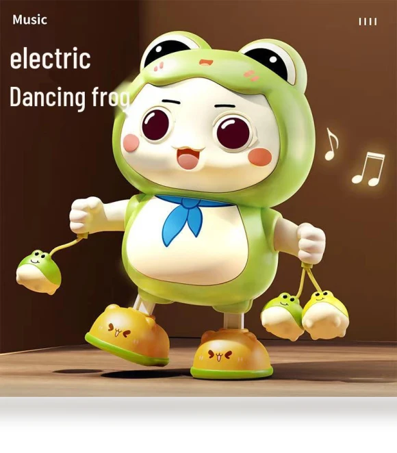 Dancing Robot Frog Toy — Interactive Learning Devices, Super Go