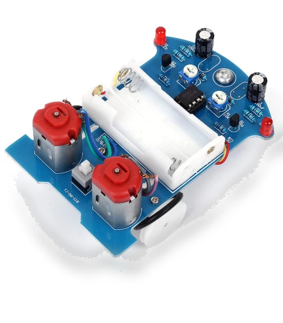 DIY Kit Intelligent Tracking Line Car Kit DC Motor Electronic Assembly Smart Car Patrol Car Parts — Car Accessories & Gadgets, World Auto Parts