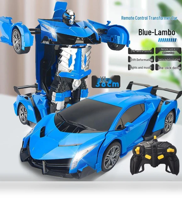 Gesture-Control Transforming Robot Car — Interactive Figures & Robots, Super Go