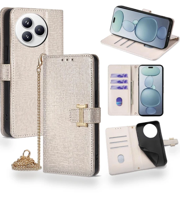 Leather Wallet Case with Shoulder Strap — Phone Accessories, Smartwatch 2025