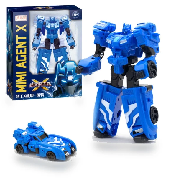 Mini Force 5 Styles X Lucybot Lucy Bot Ranger Transformer Car Robot Toy — Playsets, TinyJoy