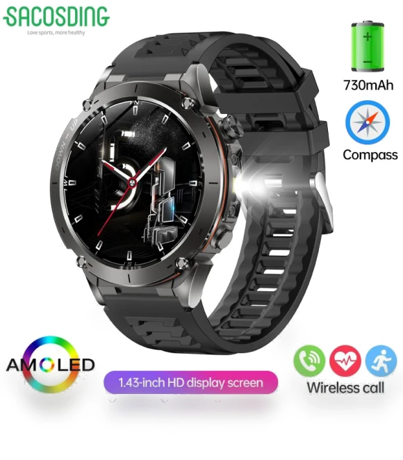 Outdoor GPS Smart Watch — Wearable Accessories, SACOSDING