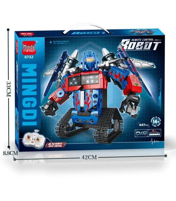 Robot with Remote Control 2.4G, Compatible with Lego Blocks — Construction Kits, Super Go