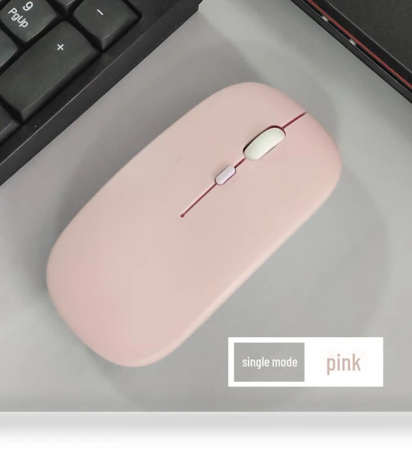 Silent Rechargeable 2.4G Wireless Bluetooth Mouse with Cartoon Pattern — Mouse Pads, Computer boost