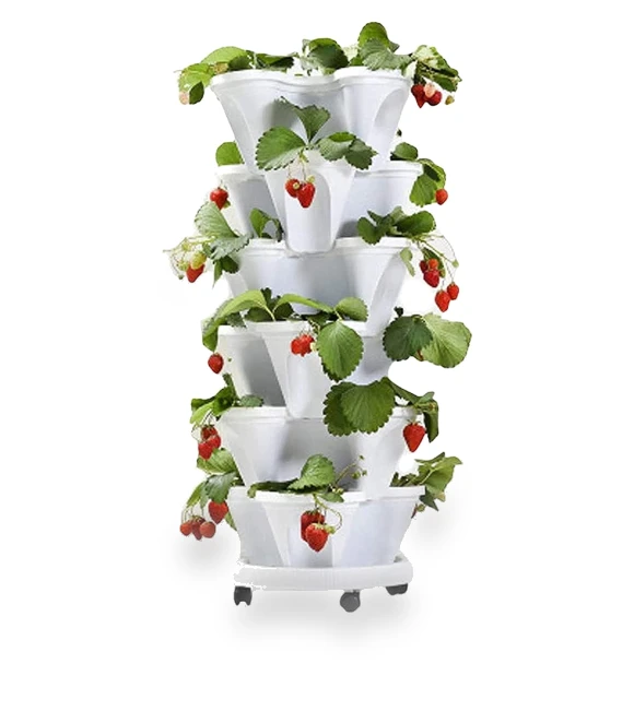 Vertical Stackable Flower Stand — Space-Saving Planters, DOKI DOKI MARKET form NIPPON