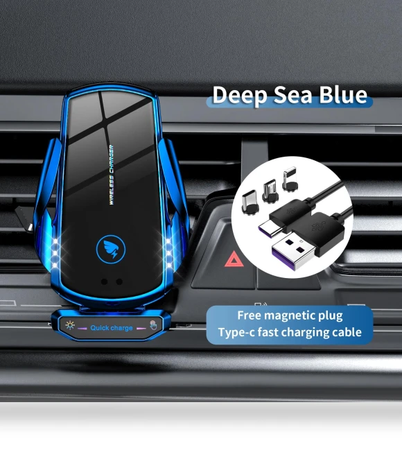 Wireless Car Charger & Navigation Phone Holder — Dashboard Installation Kits, Astree