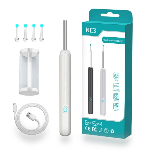Wireless Smart Visual Ear Cleaner — Syringes, JMS tops