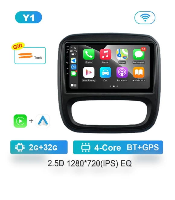 Android Car Multimedia Player with Carplay — Stereo Receivers, AutoSphere
