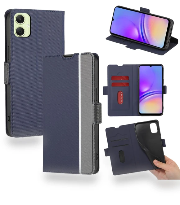 Card Holder Twill Texture Leather Phone Cover — Phone Accessories, Smartwatch 2025