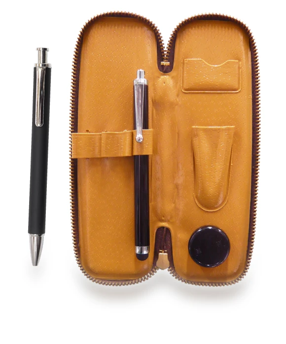 Compact Pencil Case with Touch Pen and Button Pen — Writing Instrument Cases, JAPAN ANIME BRIDGE
