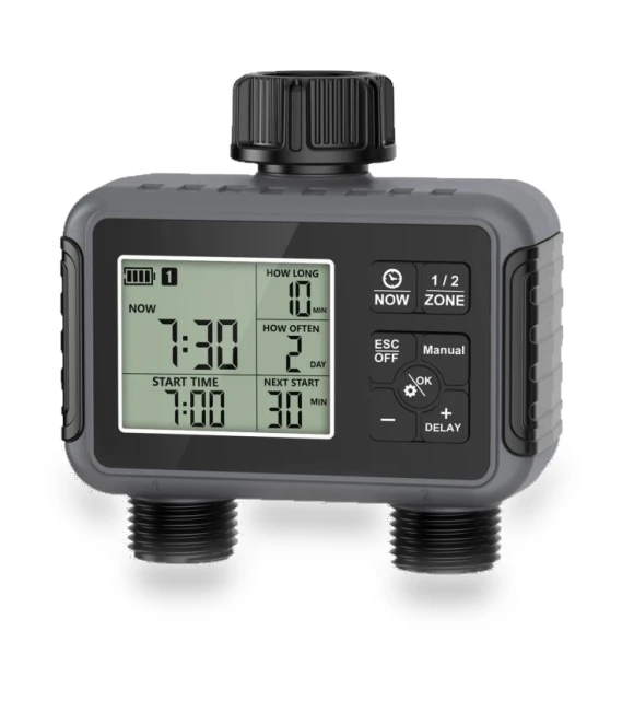 Dual-Outlet Automatic Irrigation Controller — Controllers