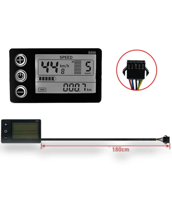 Electric Bike Smart Meter LCD Display — Car Accessories & Gadgets, CAOW5