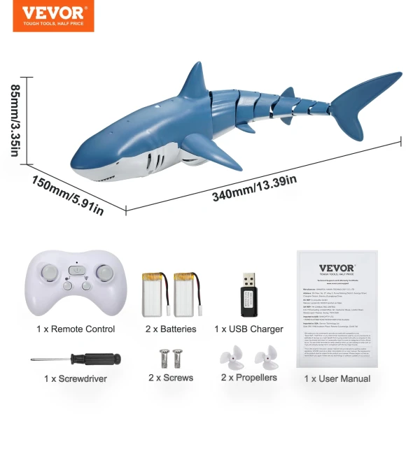 Intelligent Radio-Controlled Toy Shark Whale Water Spray Ship — Aquatic Vehicles, SucceBuy
