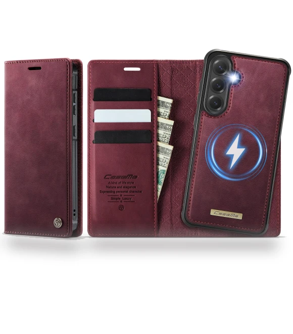 Leather Phone Cover with Detachable Wallet — Flip Cases, Smartwatch 2025