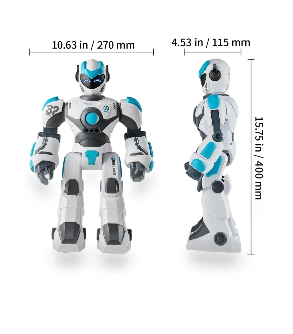 RC Robot Toys Mechanical Combat Police Early Education Intelligent Robot Electric Singing Children's Birthday Gift — Interactive Figures & Robots, SucceBuy
