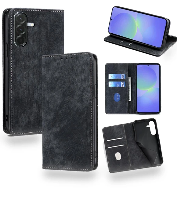 RFID Blocking Wallet Foldable Stand Leather Phone Cover — Phone Accessories, Smartwatch 2025