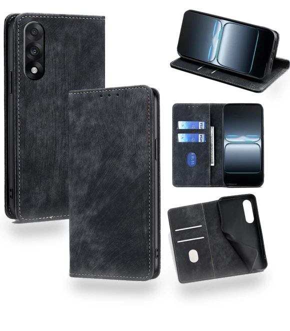 RFID Blocking Wallet Foldable Stand Leather Phone Cover — Passport Wallets, Smartwatch 2025