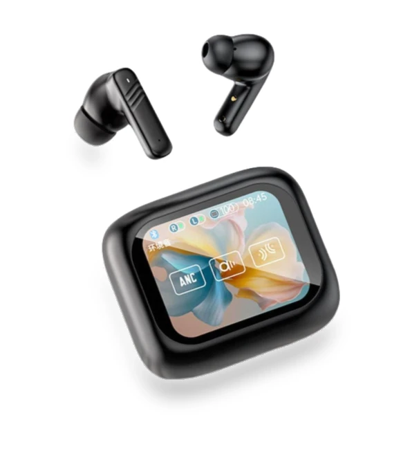 Smart LCD ANC Bluetooth Earphones — In-Ear Headphones, Jiuyanous